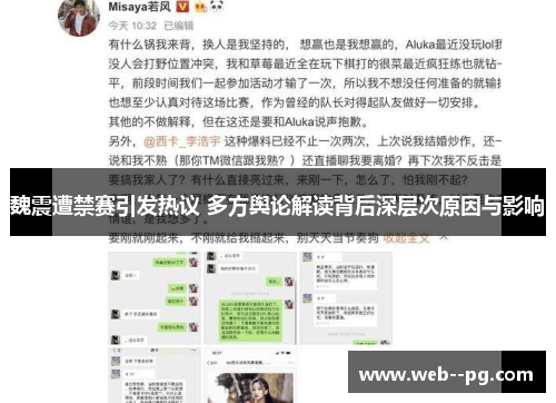 魏震遭禁赛引发热议 多方舆论解读背后深层次原因与影响